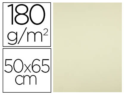 Cartulina Liderpapel 50x65cm. 180g/m² amarillo